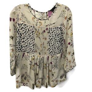 Dalia Cream Floral Blouse